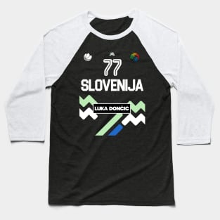 Luka Doncic Slovenia Jersey Fan Design Baseball T-Shirt